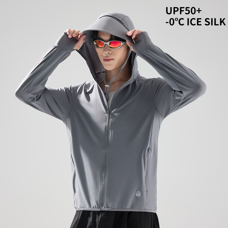 Fishing Shirt Uv Protection - UPF50+ UVカット メンズ 通気性フィッシングジャケット アウトドアスポーツシャツ ランニング用保護