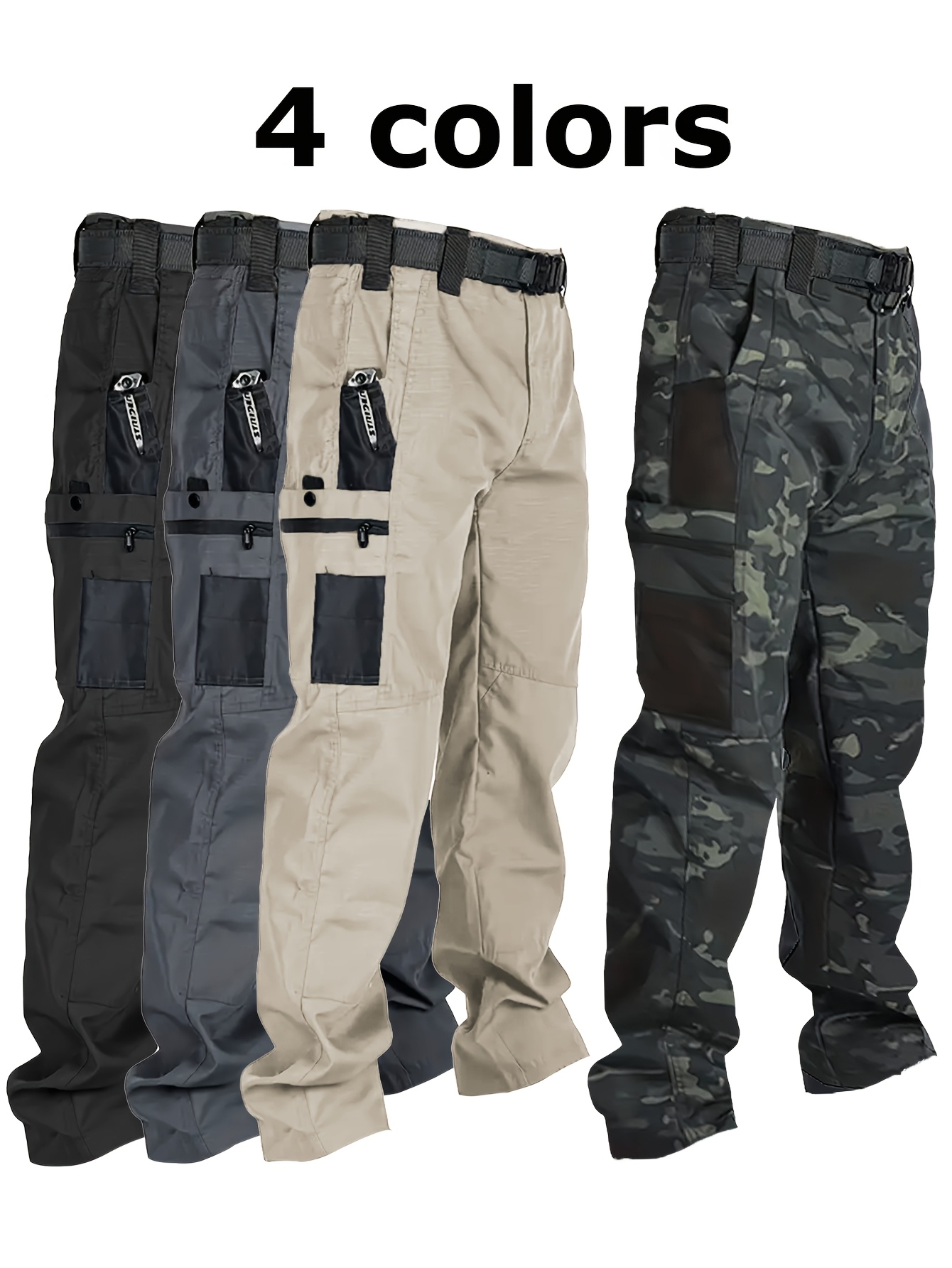 Fishing Pants Waterproof - 高品質メンズタクティカルカーゴパンツ EU プラスサイズアウトドアカジュアルスポーツパンツハイキング釣り防水マルチポケットズボン