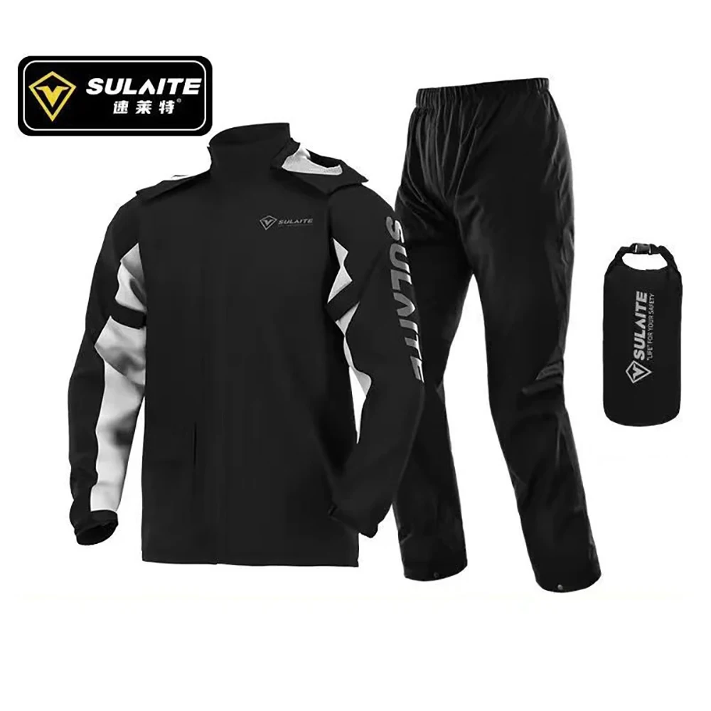 Fishing Rain Suit - 男性と女性のためのオートバイのレインコート,ライダースーツ,屋外レインコート,ジャケット,パンツ,バイカー,サイクリング,釣り,登山セット