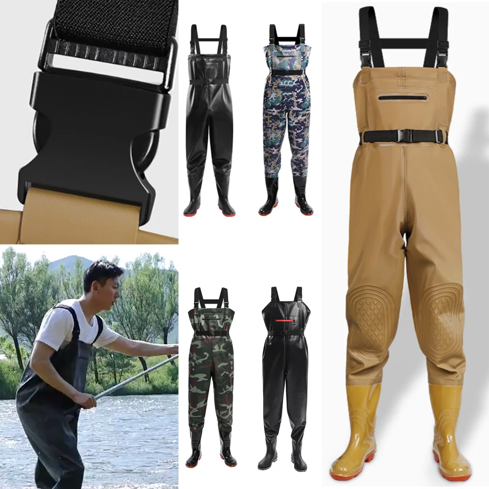 Fishing Jacket Waterproof - 男性と女性のためのチェストウェーダー付き防水パンツ,靴とブーツのセット,厚手のアパレル,ジャージ