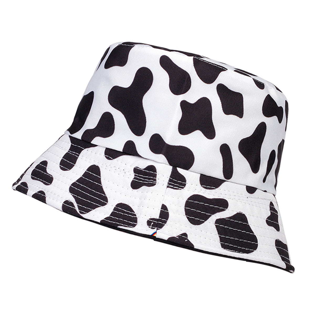 2025 バケットハット 乳牛柄 リバーシブル カジュアル  - Fishing Hat のレビューと価格