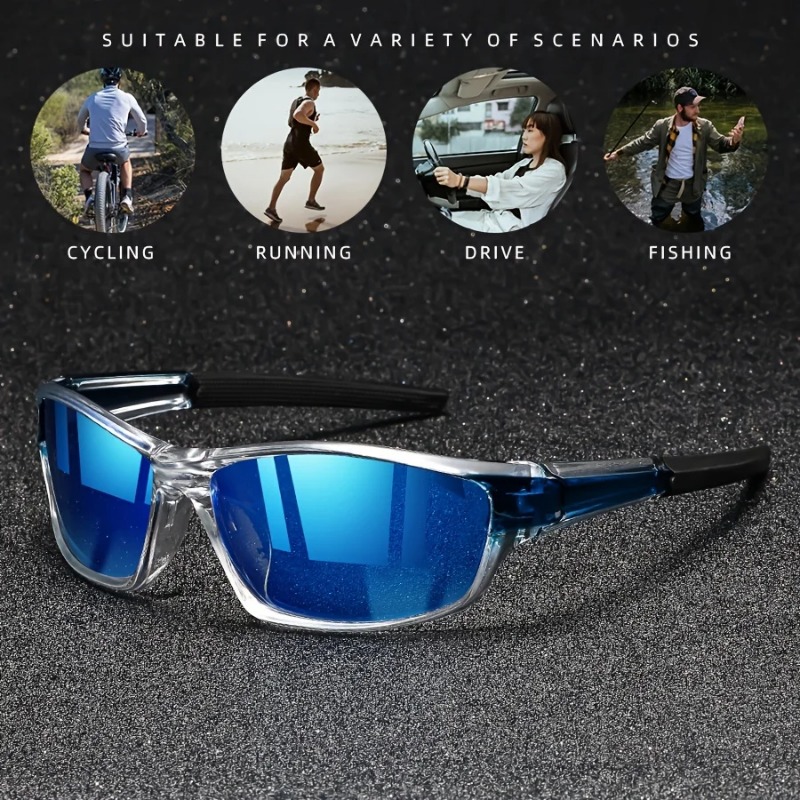 1/2 個スポーツサングラス男性用軽量ナイトビジョン男性シェ - Fishing Sunglasses Polarized のレビューと価格