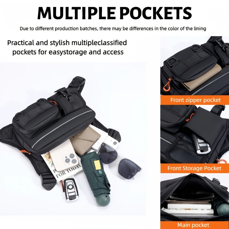 メンズタクティカルチェストバッグ、ランニング＆ハイキングベス - Fishing Vest のレビューと価格