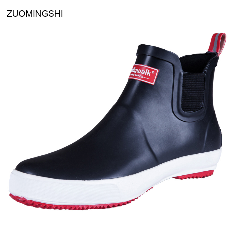 販売男性ラバーレインブーツゴム長靴ボット冬釣り男性軽量滑り止 - Fishing Boots のレビューと価格