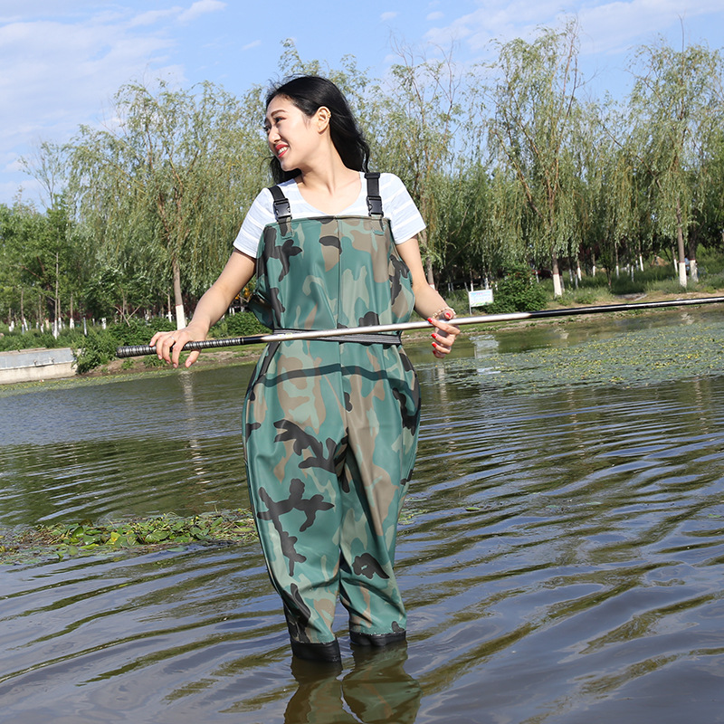 EU37-45 防水耐摩耗釣り服ブーツ屋外狩猟洗車オーバーオ - Fishing Waders のレビューと価格