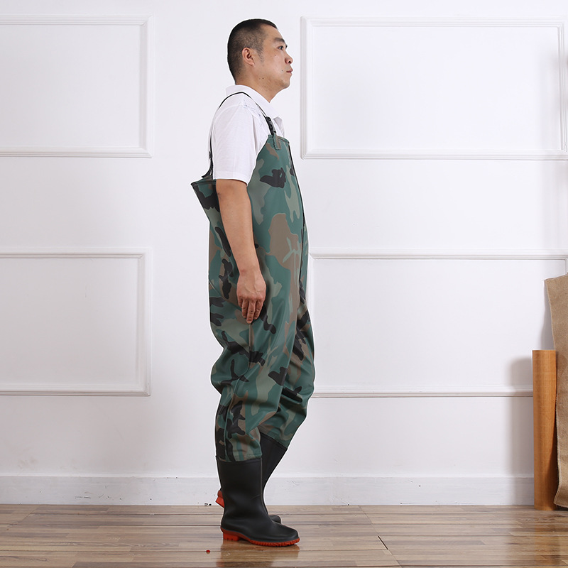 EU37-45 防水耐摩耗釣り服ブーツ屋外狩猟洗車オーバーオ - Fishing Waders のレビューと価格