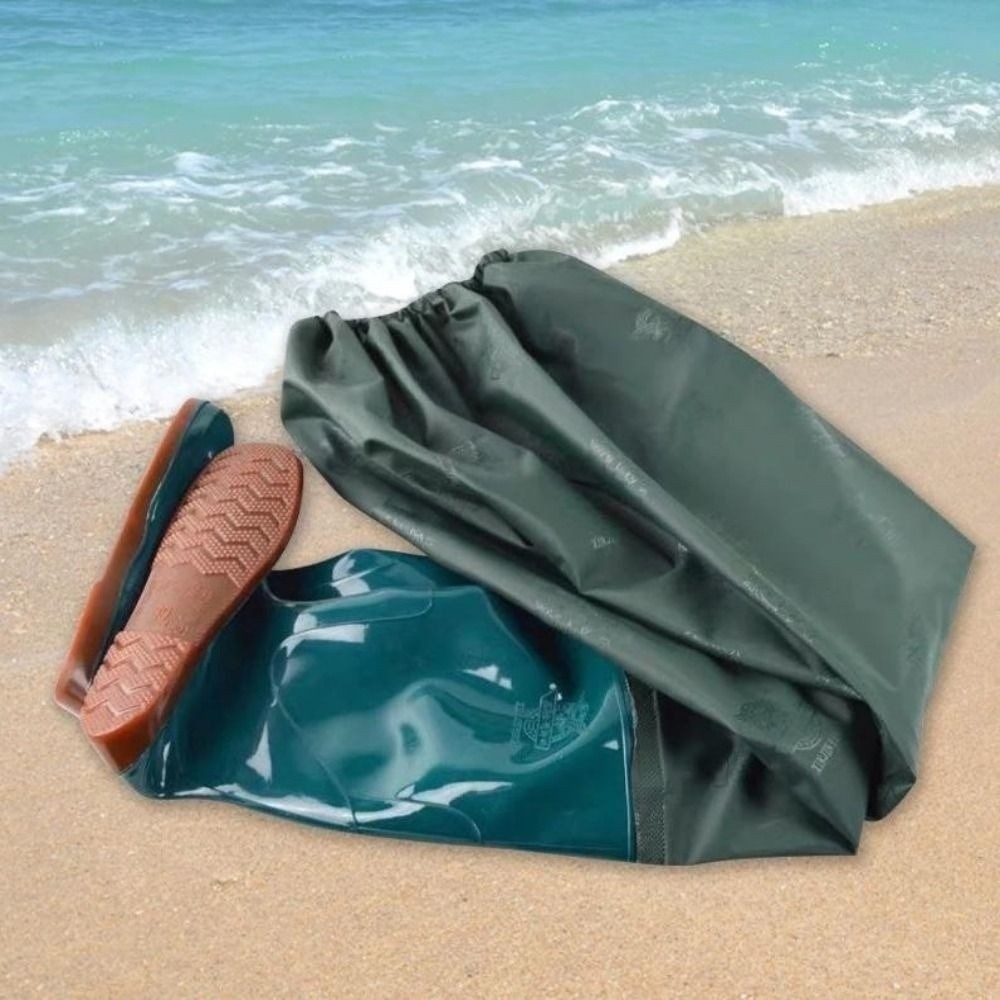 新しいプラスチック製PVCトランプリングパンツ、ウェーディン - Fishing Pants Waterproof のレビューと価格