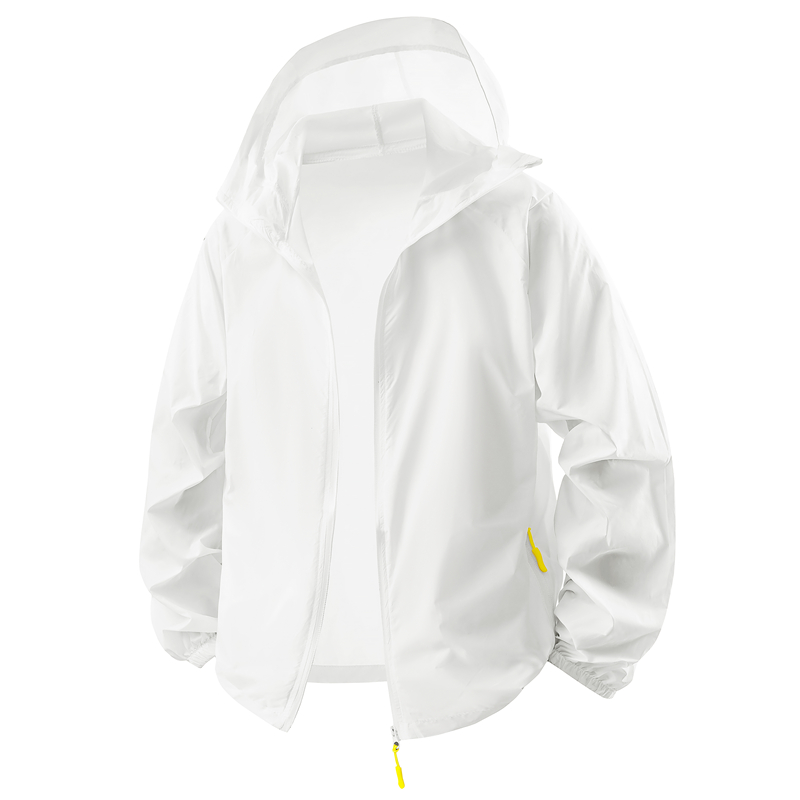 夏軽量ハイキングジャケット男性釣りサイクリングフード付きジム - Fishing Jacket Waterproof のレビューと価格