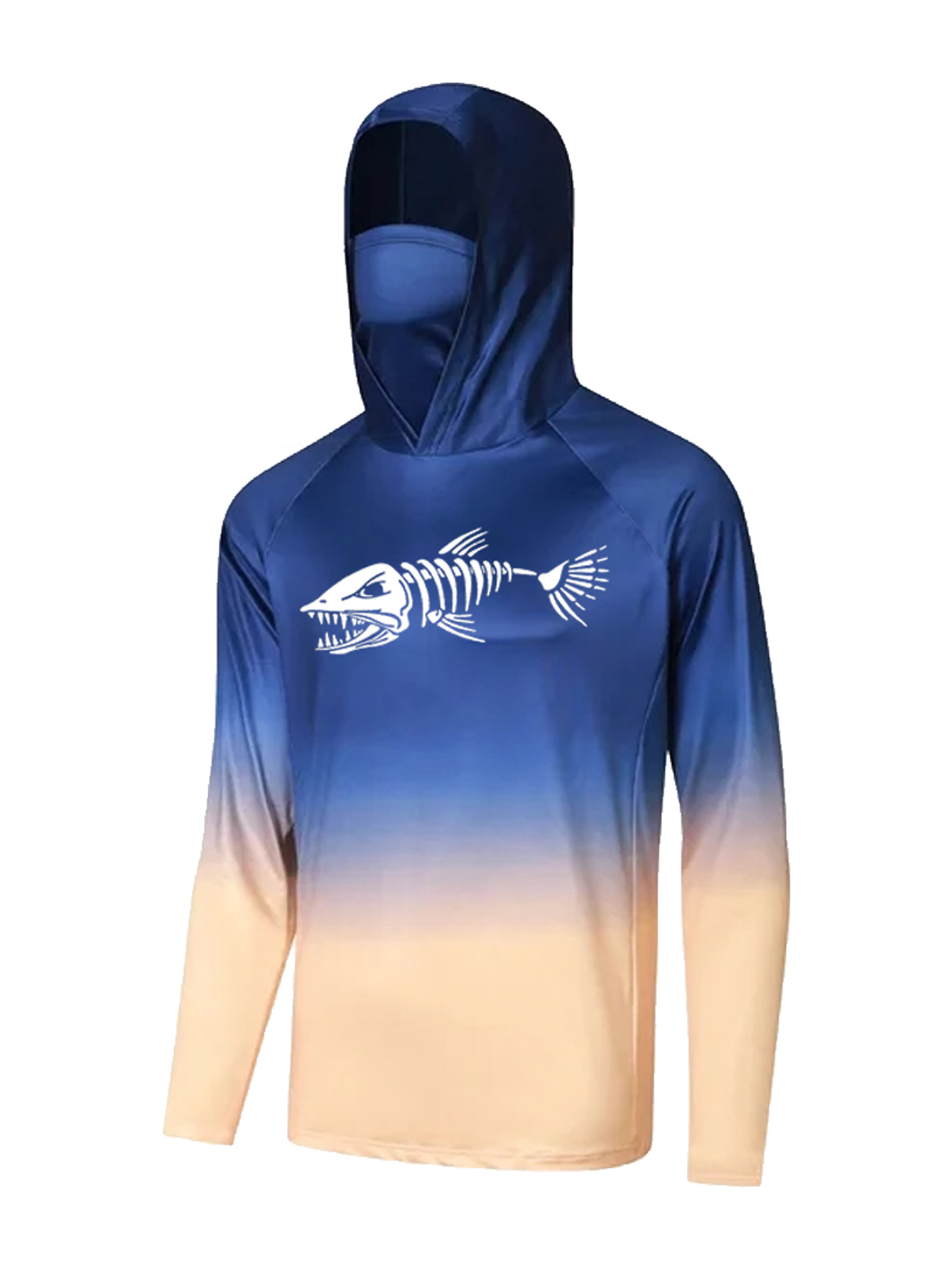 UPF 50+ フード付き釣り用ウェア メンズ フェイスカバ - Fishing Mask Sun Protection のレビューと価格