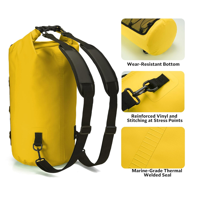 500DPVC メッシュ反射ビーチラフティングバッグキャンプ - Fishing Bag Waterproof のレビューと価格