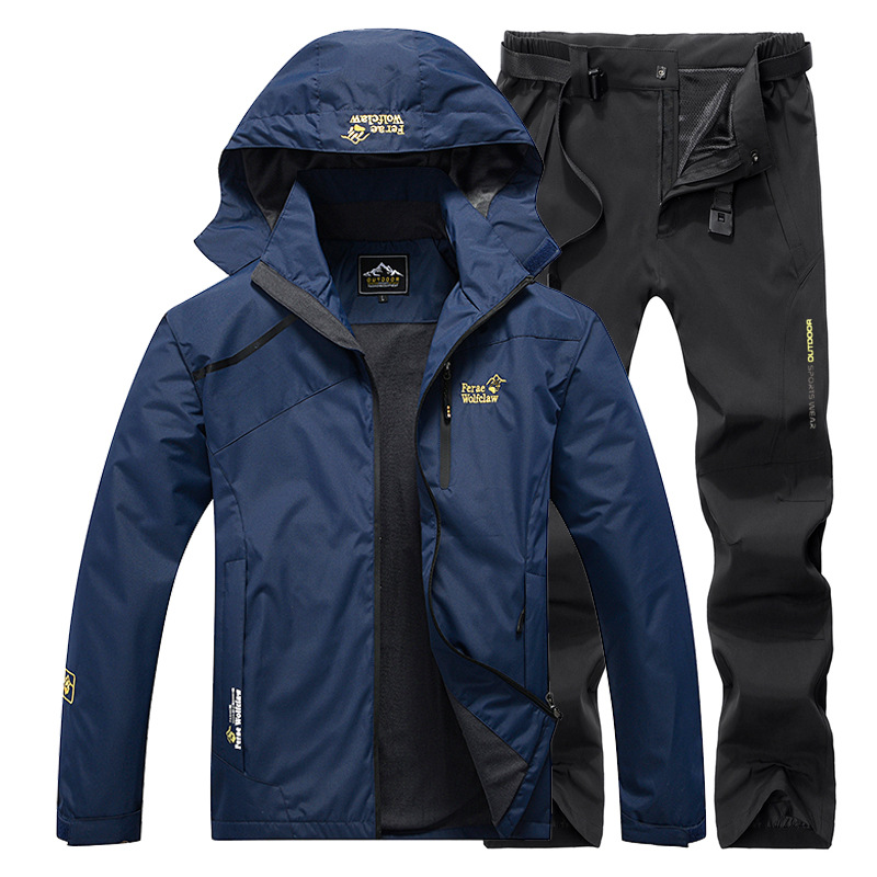 防水釣りスーツ通気性耐久性のあるフード付きジャケット釣りウェ - Fishing Rain Suit のレビューと価格