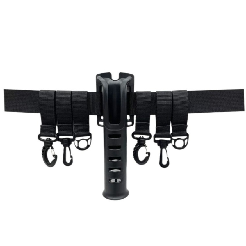 1 個調節可能なウェーディングベルト釣り用ウエストベルトロッ - Fishing Belt のレビューと価格