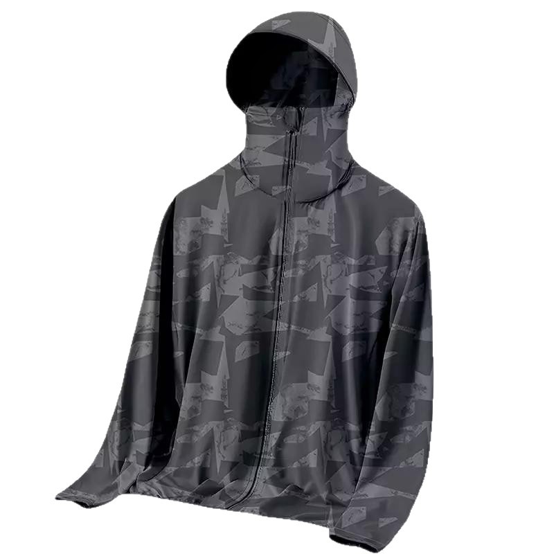 ユニセックス サマー ルーズフィット フード付き アウトドア - Fishing Hoodie のレビューと価格