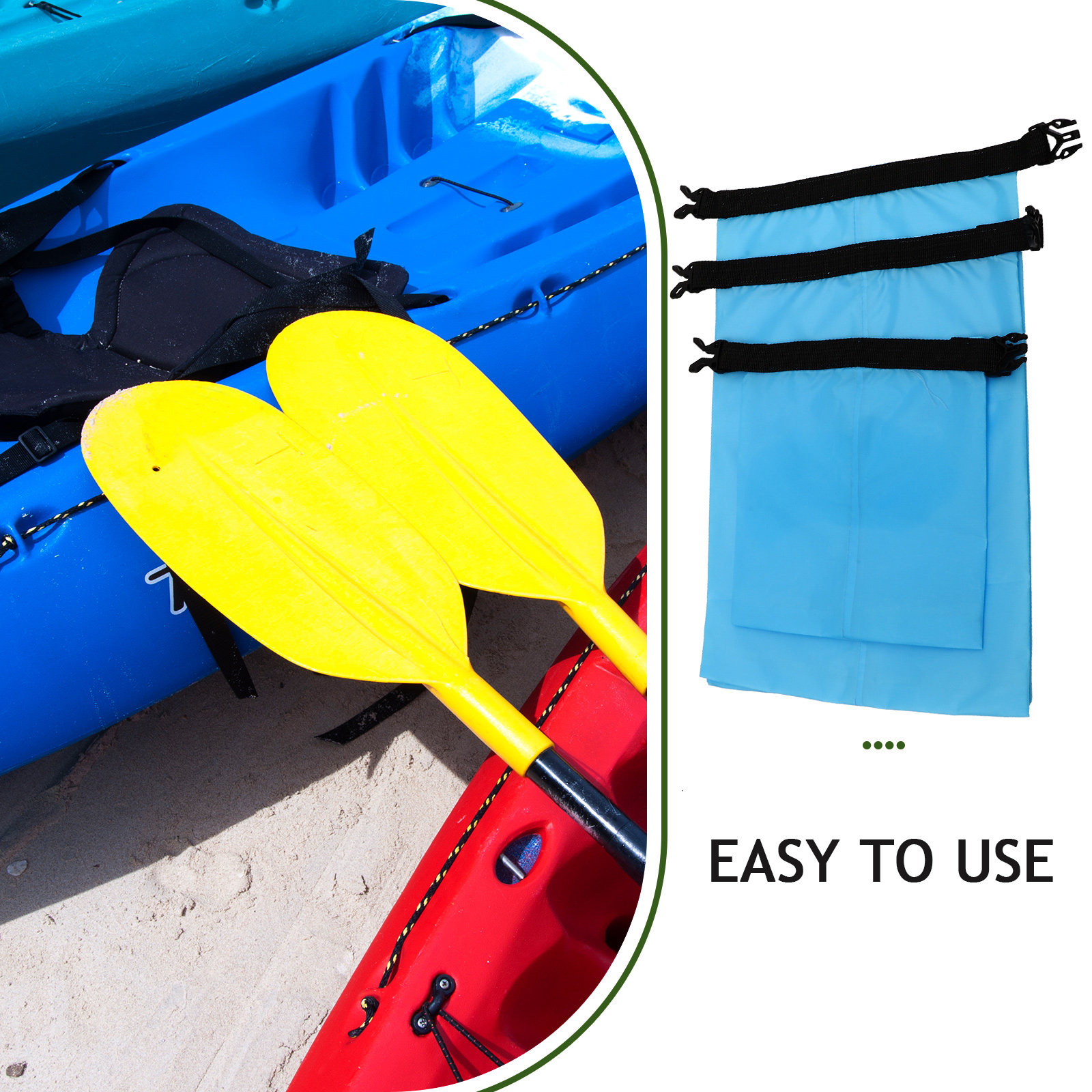 3個セット 防水ドライバッグ 軽量圧縮収納ポーチ アウトドア - Fishing Bag Waterproof のレビューと価格
