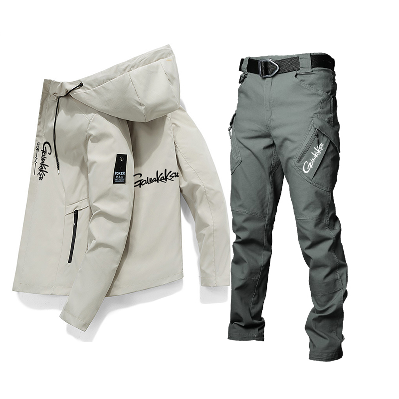 アウトドアスポーツ用の防水服,釣り服,ジャケット,パンツ,日 - Fishing Jacket Waterproof のレビューと価格