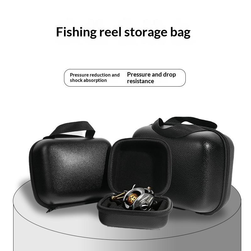新しいハードEVA釣りバッグスピニングリールケースカバー釣り - Fishing Bag Waterproof のレビューと価格
