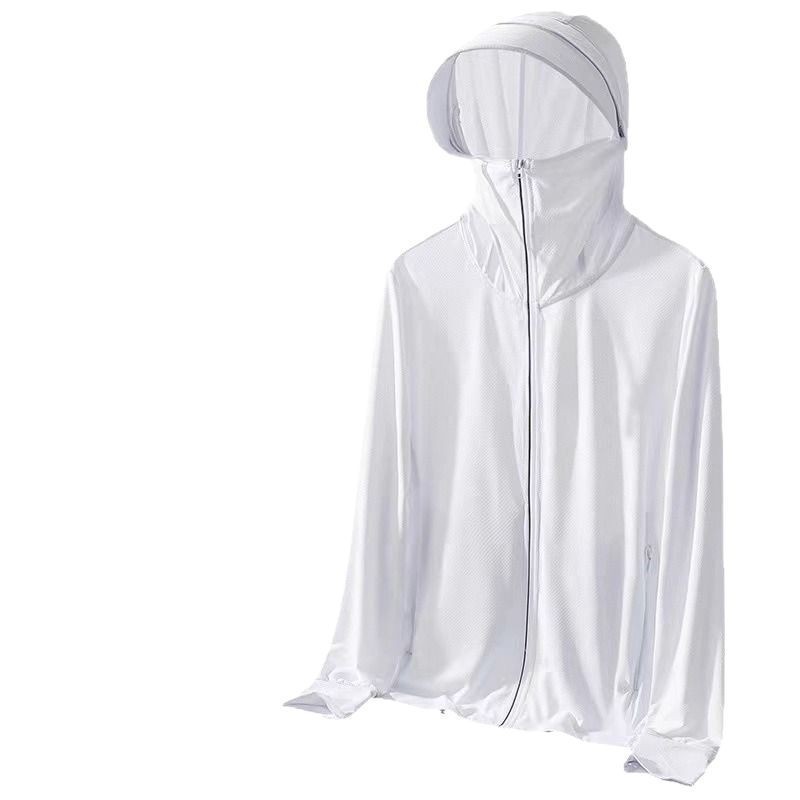 メンズ夏の日焼け止めコート男性 UV ジャケット釣りカバーア - Fishing Hoodie のレビューと価格