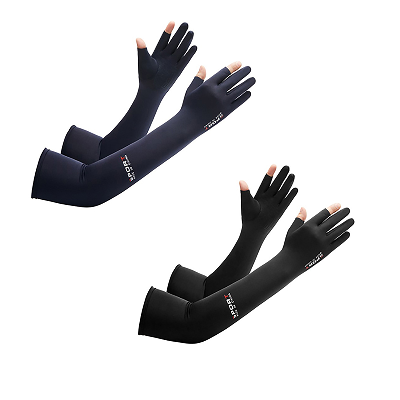 新しいメンズフィッシング日焼け止めアームスリーブ夏用アイスシ - Fishing Gloves のレビューと価格