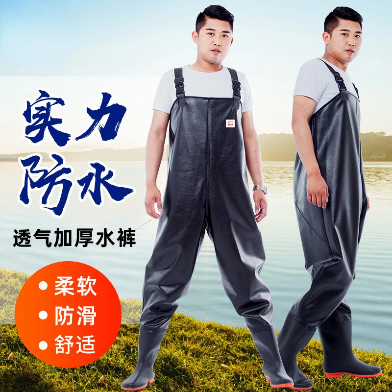 男性用ハーフボディレインパンツ,防水スーツ,魚を引く耐摩耗性 - Fishing Rain Suit のレビューと価格