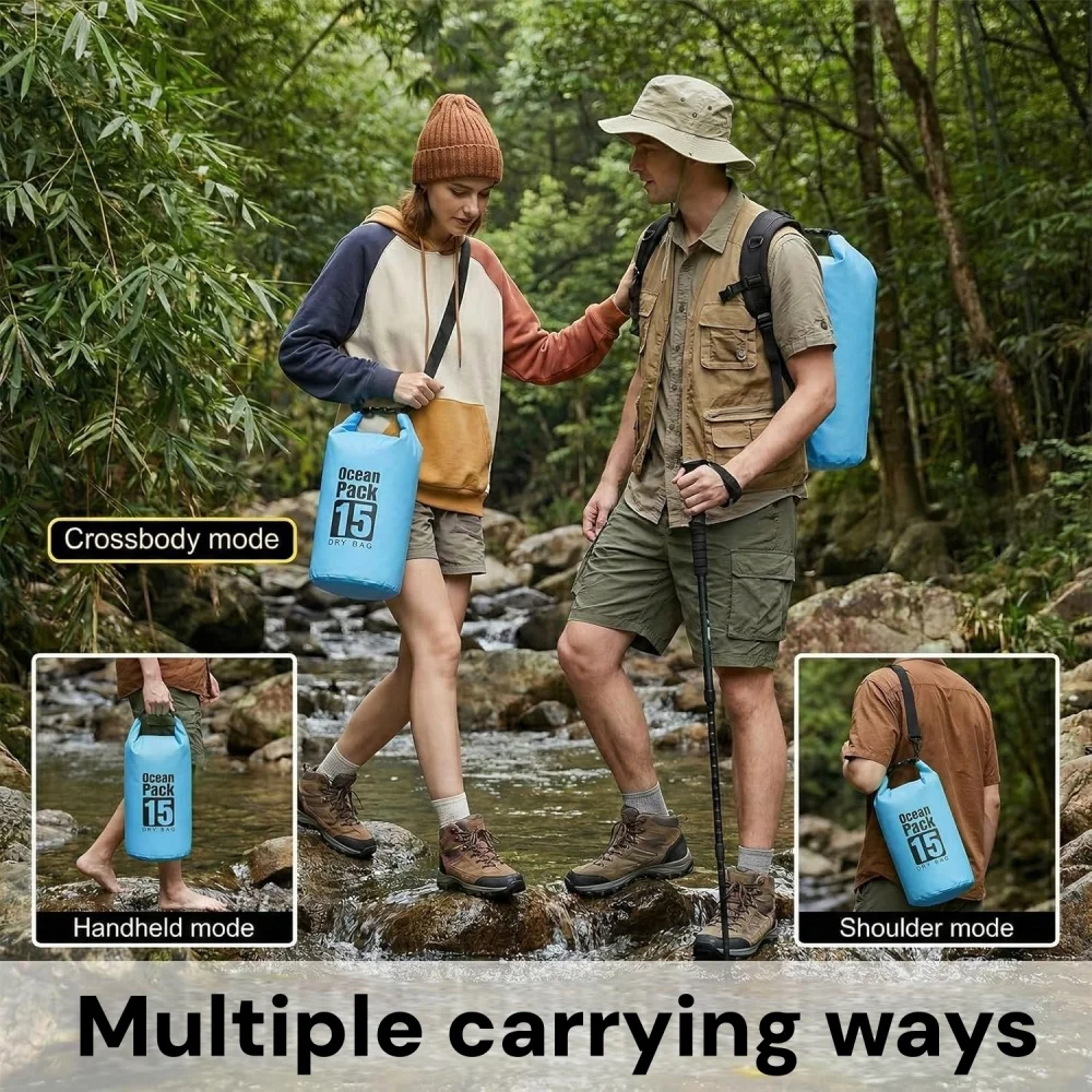 500D防水ドライバッグフローティング、ロールトップドライサ - Fishing Bag Waterproof のレビューと価格