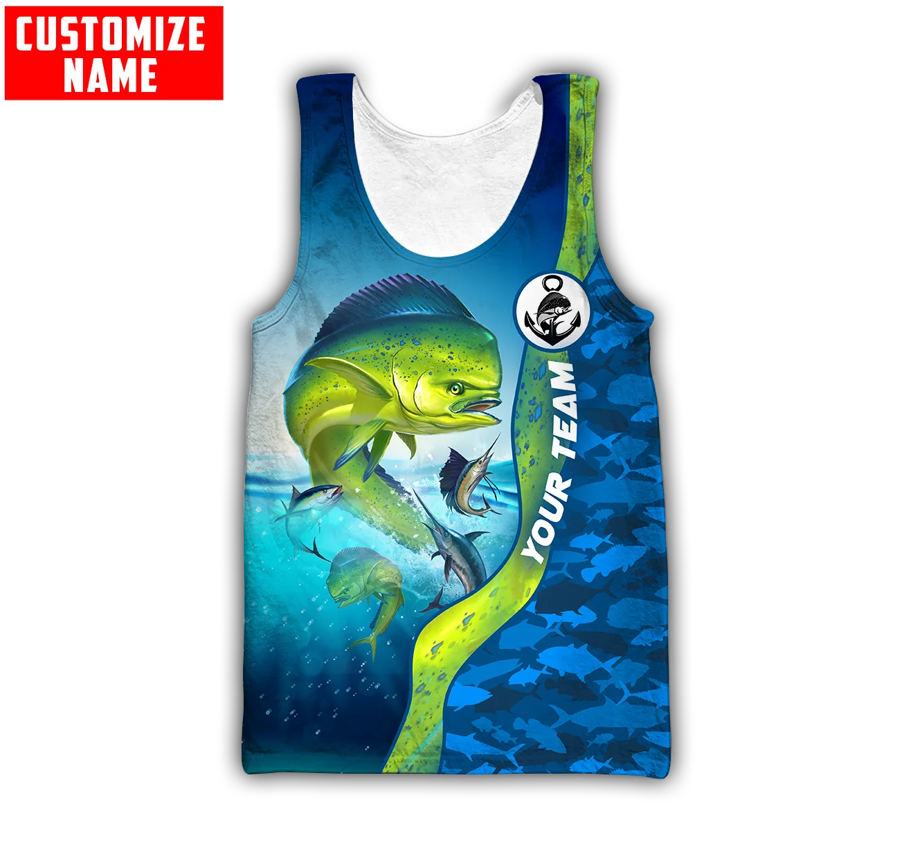 男性用3DプリントのノースリーブTシャツ,カスタム名,mah - Fishing Vest のレビューと価格