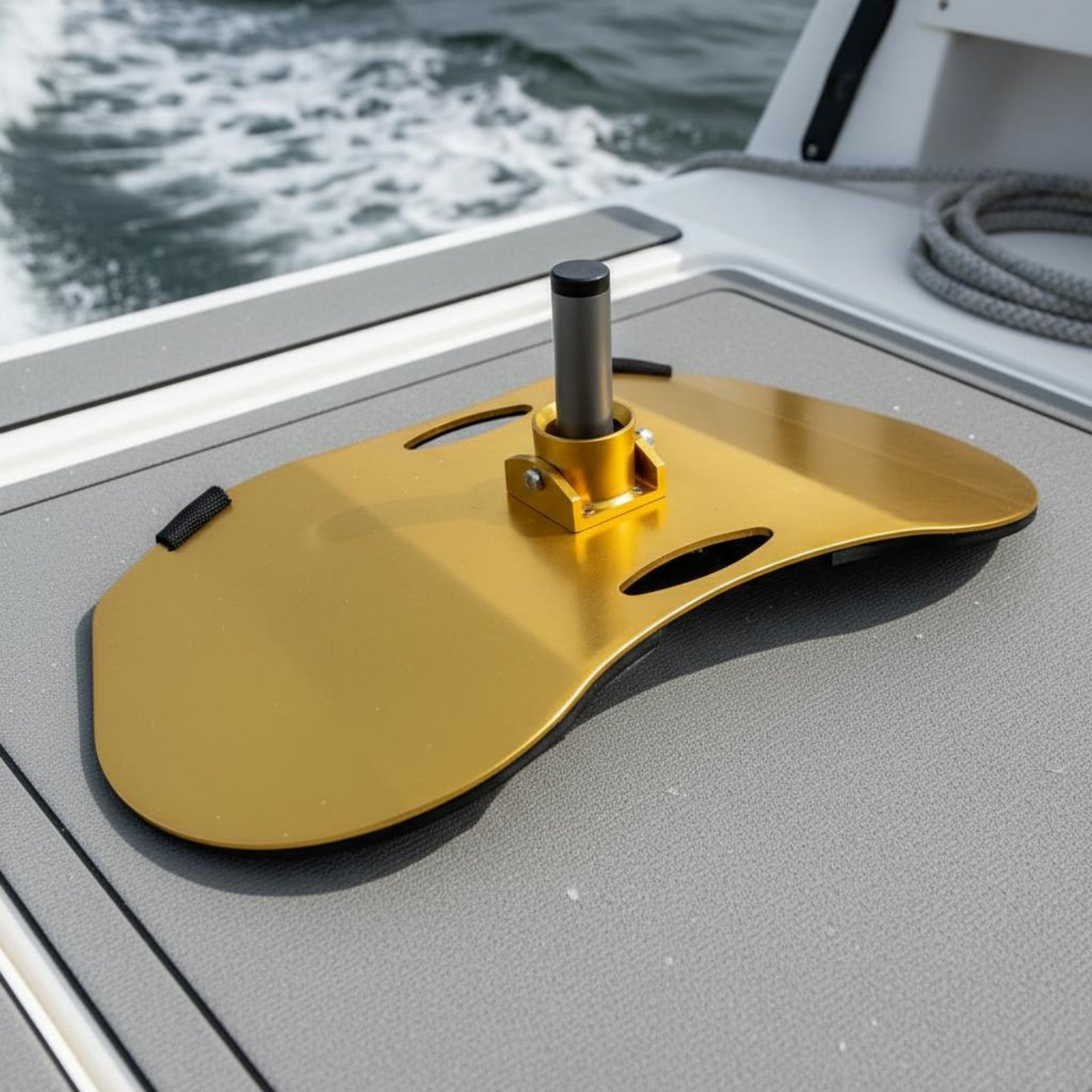 ベリーロッドホルダー ハンドスナップレス アルミ製釣り竿ベル - Fishing Belt のレビューと価格