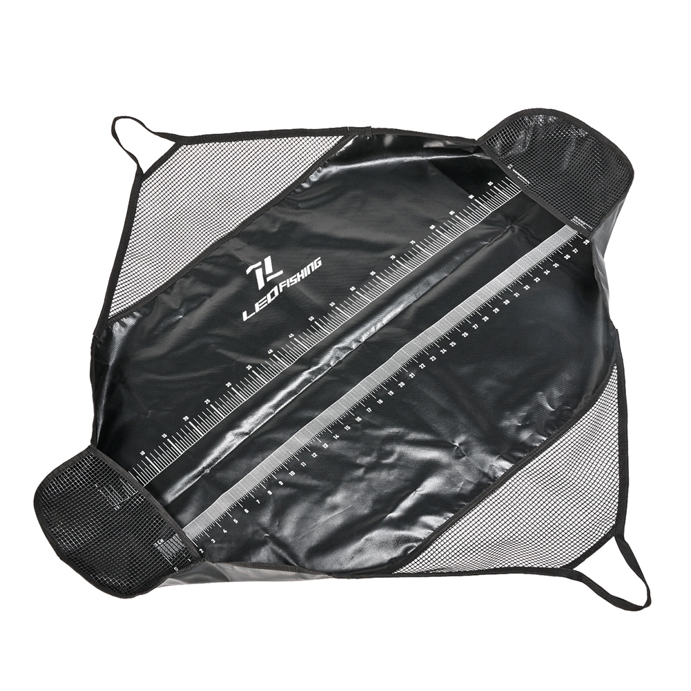 黒色PVC製釣り用ランディングマット 120cm 魚釣り用ス - Fishing Backpack のレビューと価格